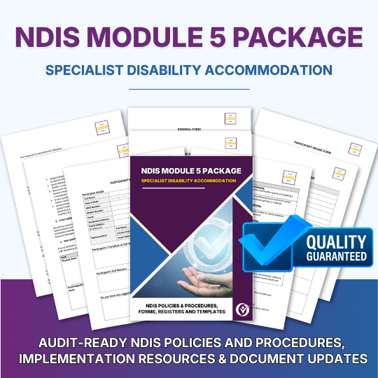 NDIS Module 5 Package Specialist Disability Accommodation -SDA